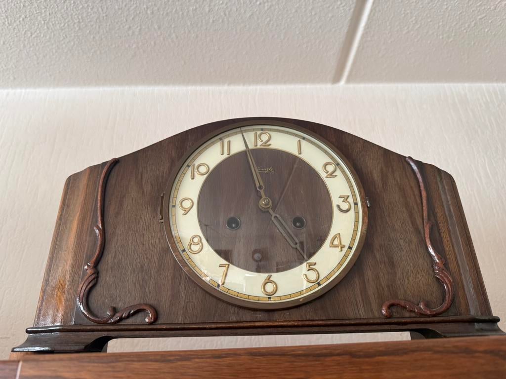 Vintage Kienzle Pendule / Schouwklok – Jaren '50, Antiek en Kunst, Antiek | Klokken, Ophalen