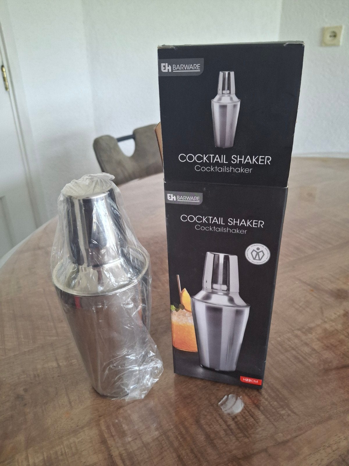 Nieuwe  Cocktailshaker, Overige typen, Ophalen of Verzenden, Metaal, Overige merken