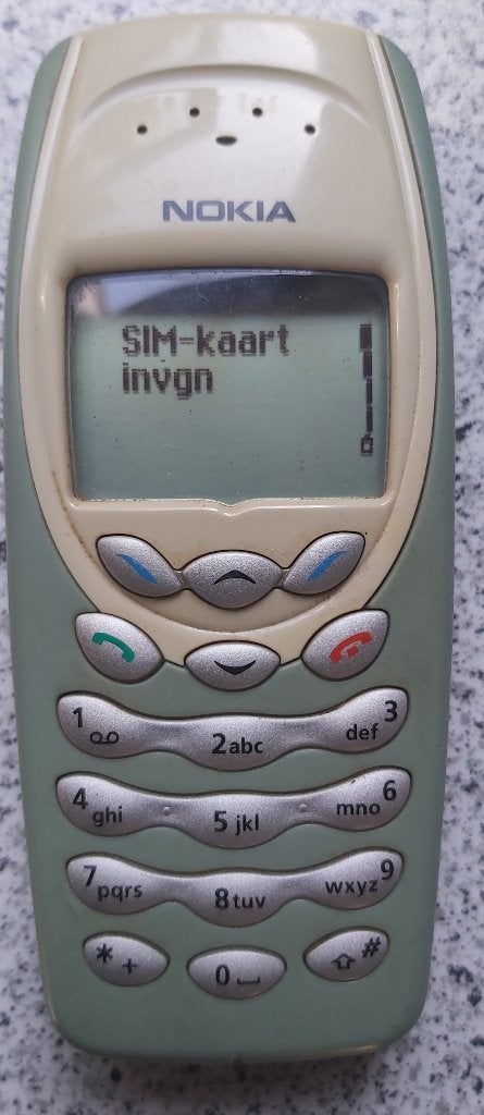 Nokia 3410, Overige kleuren, Geen camera, Ophalen of Verzenden, Zo goed als nieuw