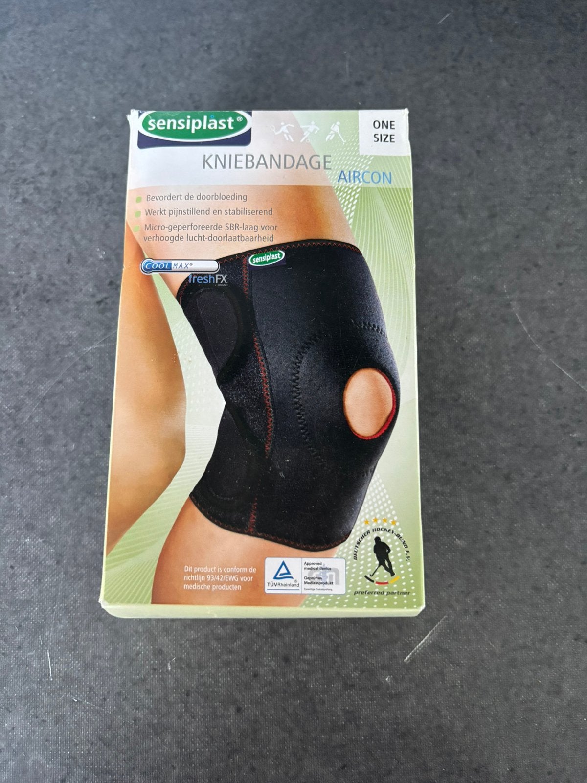 Sensiplast Kniebandage Aircon, one size, nieuw!, Ophalen of Verzenden, Nieuw
