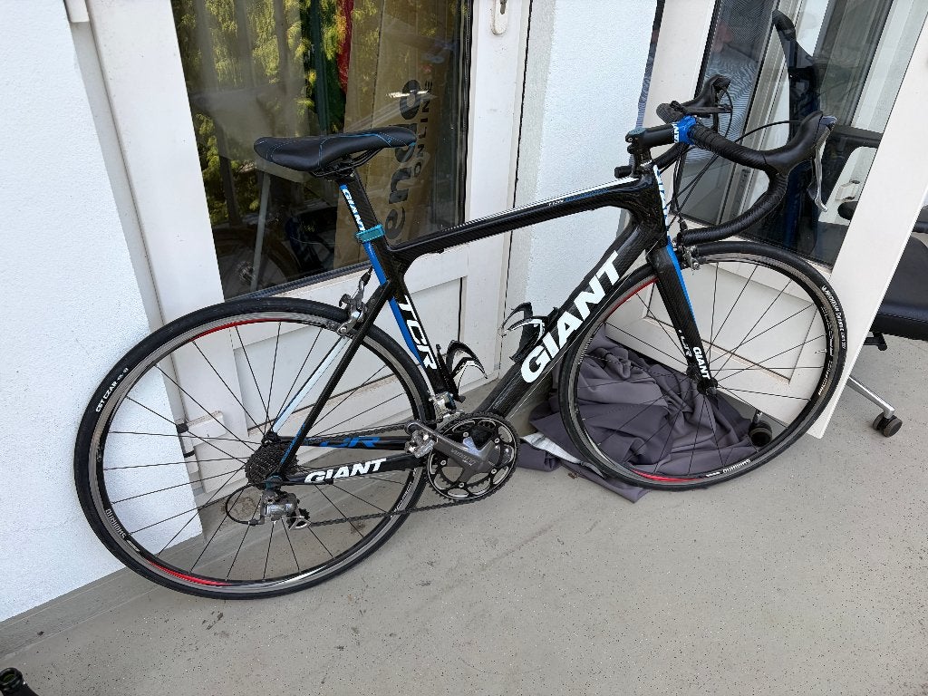 Giant TCR Advanced Carbon Racefiets, Ophalen, 28 inch, Gebruikt, Carbon