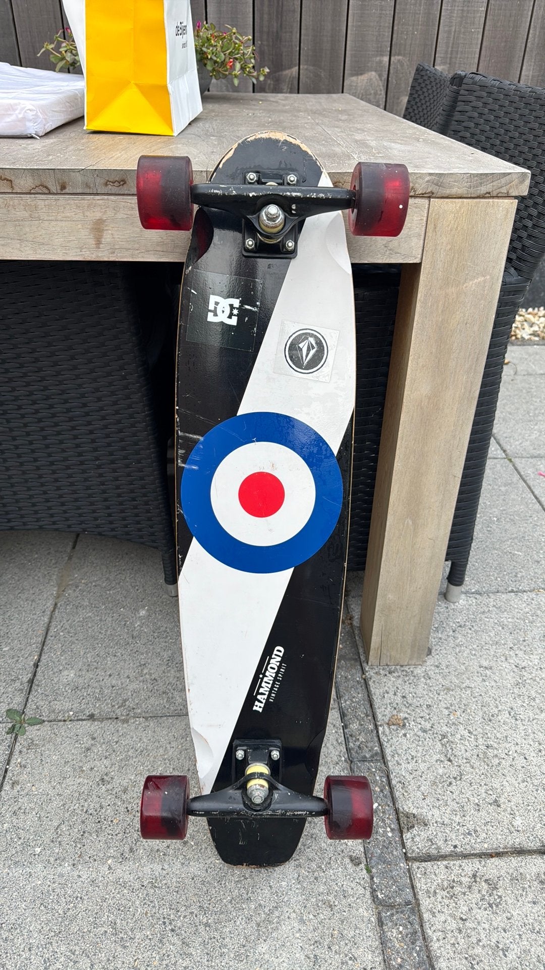 Hammond vintage spirit longboard, Ophalen, Gebruikt, Skateboard, Longboard