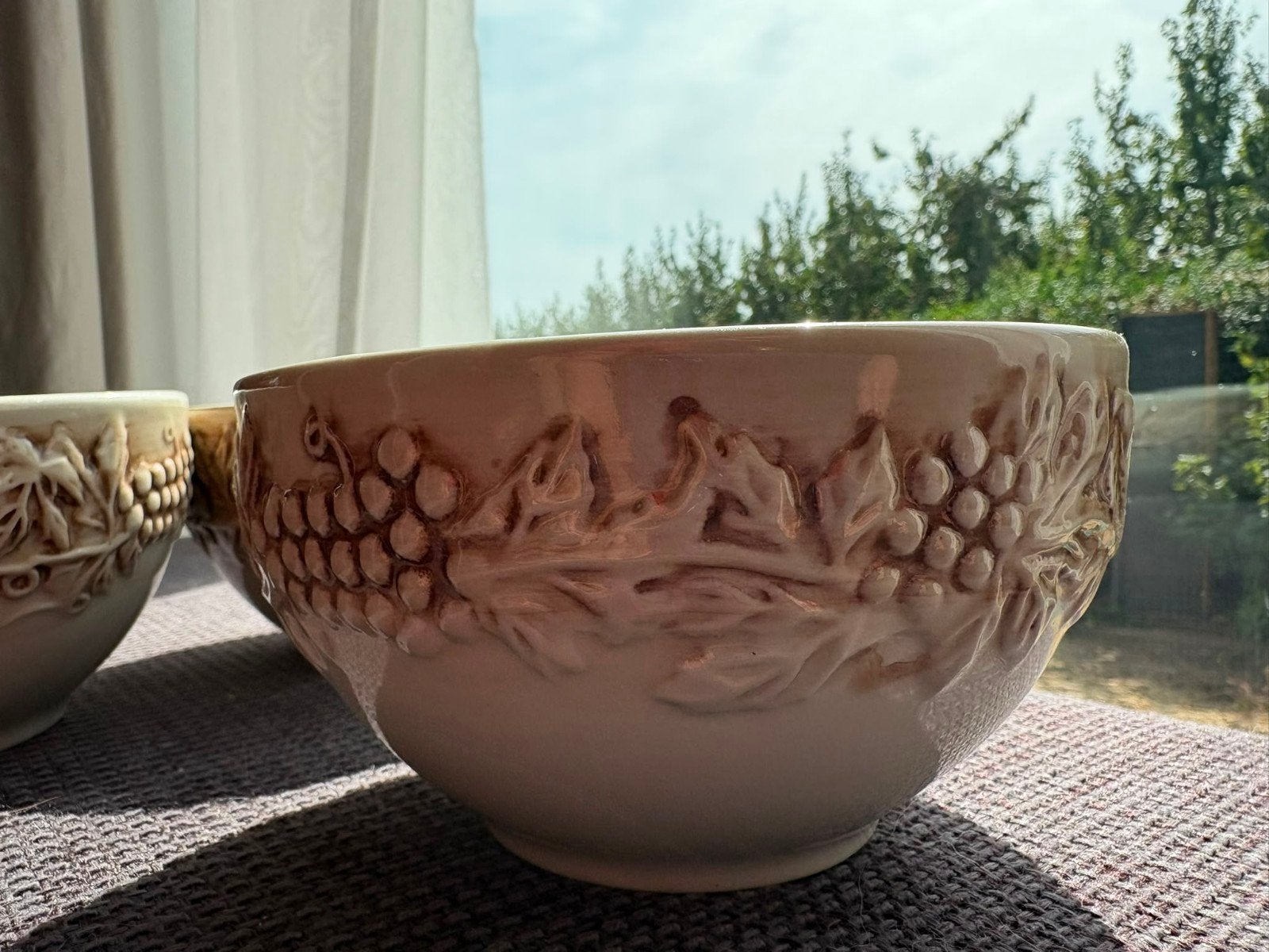 6 Euro Ceramica Vineyard soepkommen / ontbijtkommen, Ophalen of Verzenden, Aardewerk, Overige stijlen