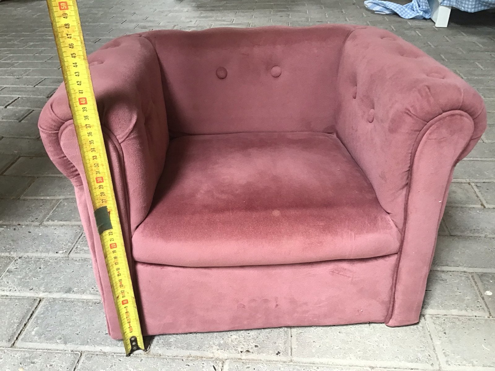 Roze kinderfauteuil - Comfortabel en stijlvol, Ophalen, Gebruikt, Stoel