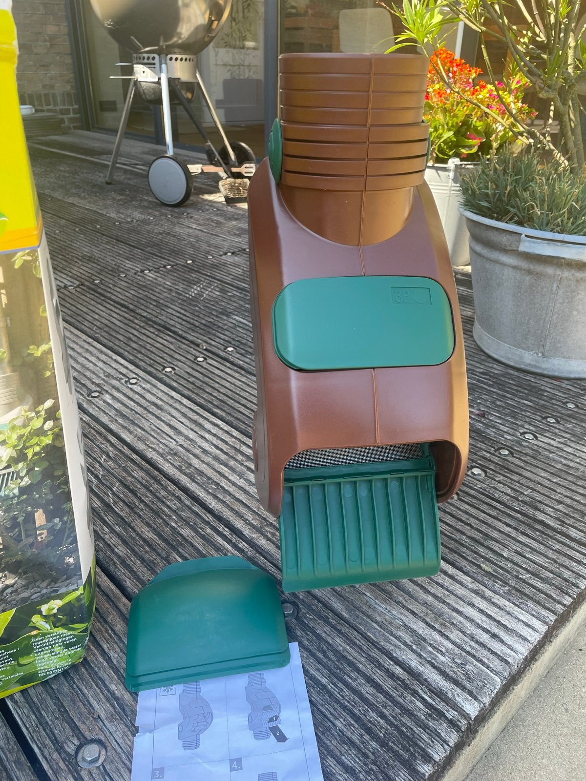 3P Rainus Regenwaterfilter voor regenpijp 80-100mm NIEUW, 150 liter of meer, Ophalen, Nieuw, Kunststof