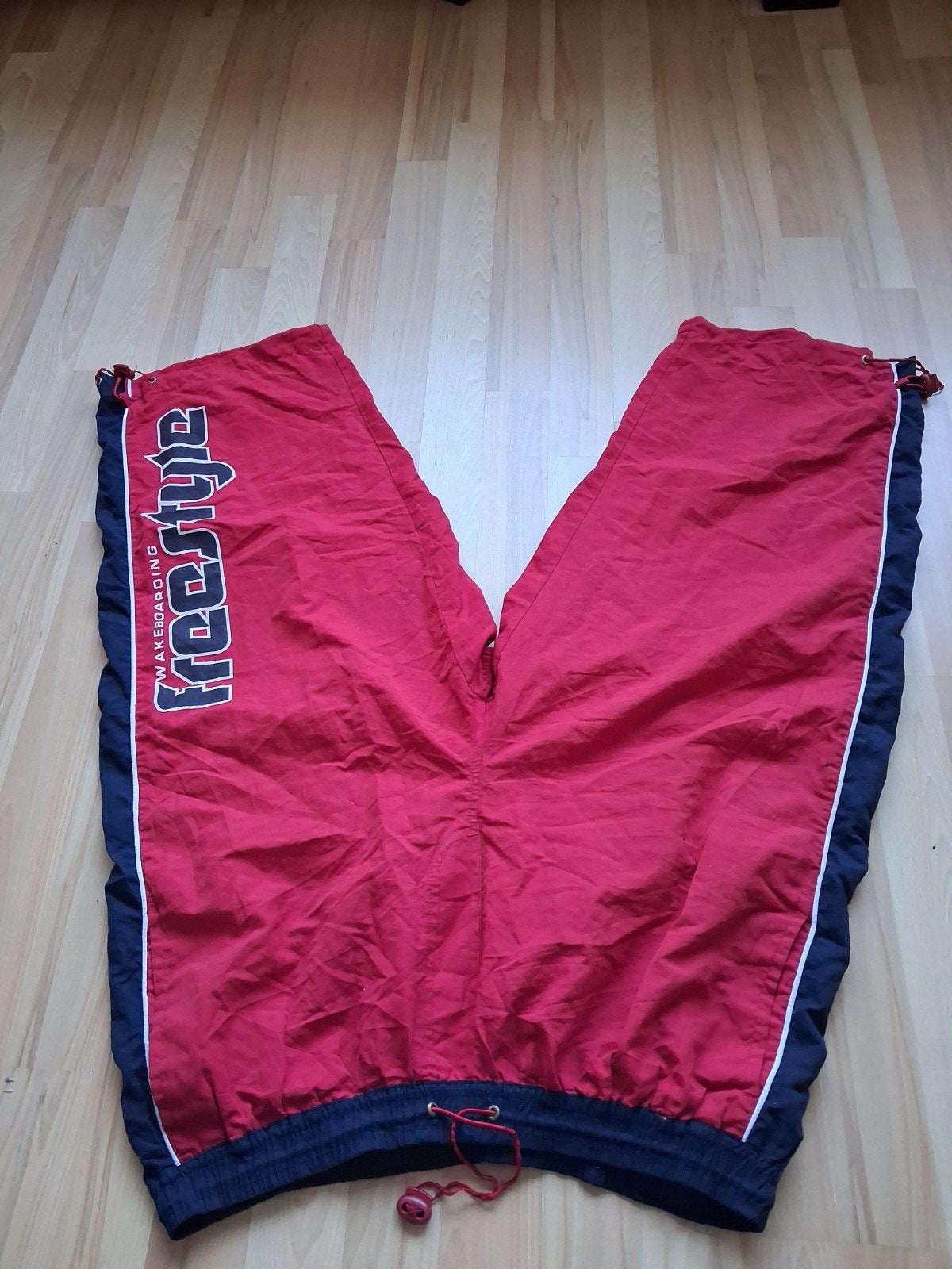 Vintage Freestyle Wakeboarding broek - Rood/Zwart, Overige maten, Ophalen of Verzenden, Freestyle, Gedragen