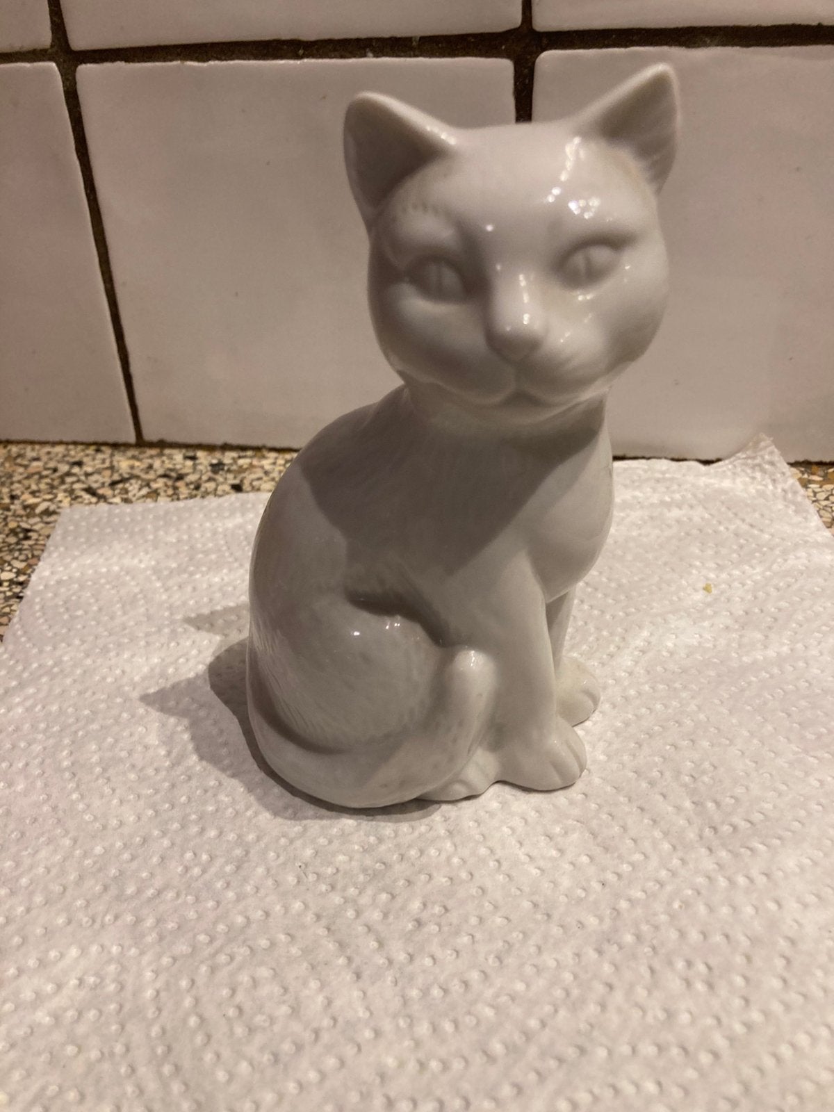 Mooi beeld poes, Ophalen of Verzenden, Zo goed als nieuw, Dier