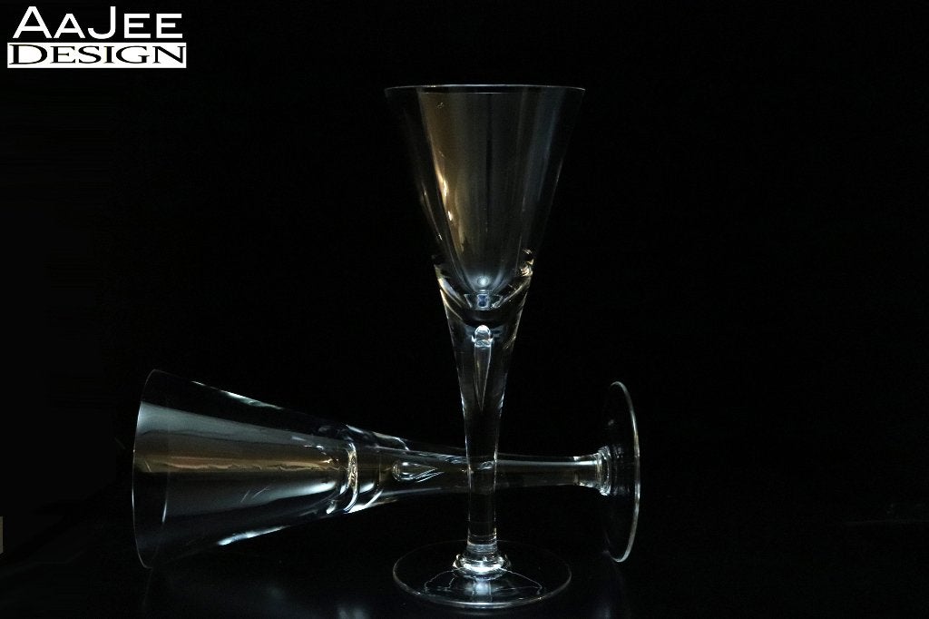 2 X Leerdam - Colonial Williamsburg - Teardrop - Wijnglas, Ophalen of Verzenden