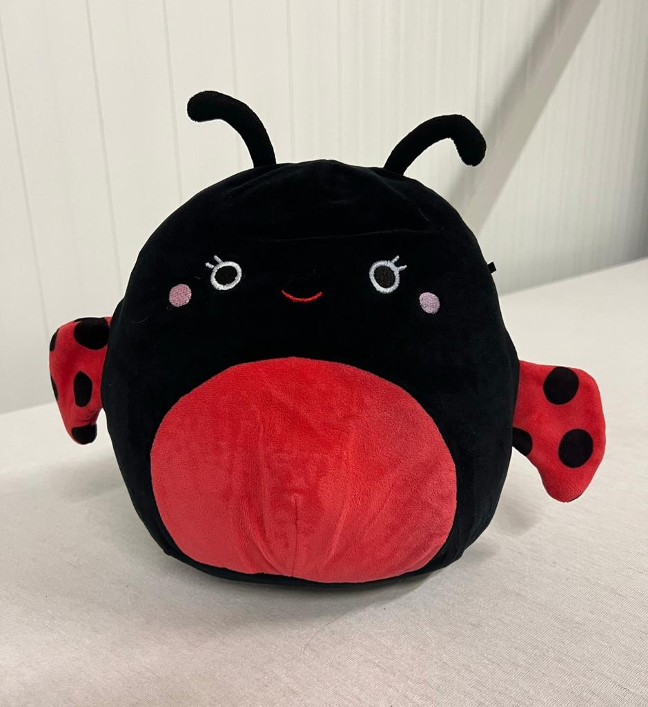 Squishmallow pluche 10” 27cm - Trudy het lieveheersbeestje, Overige typen, Ophalen of Verzenden, Zo goed als nieuw, H