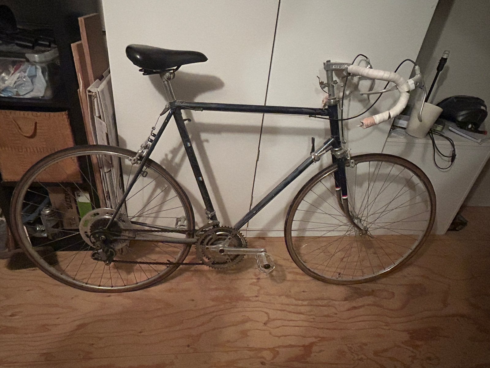 Vintage racefiets - Klassieke stalen racefiets, Gebruikt, Staal, 53 tot 57 cm, Ophalen