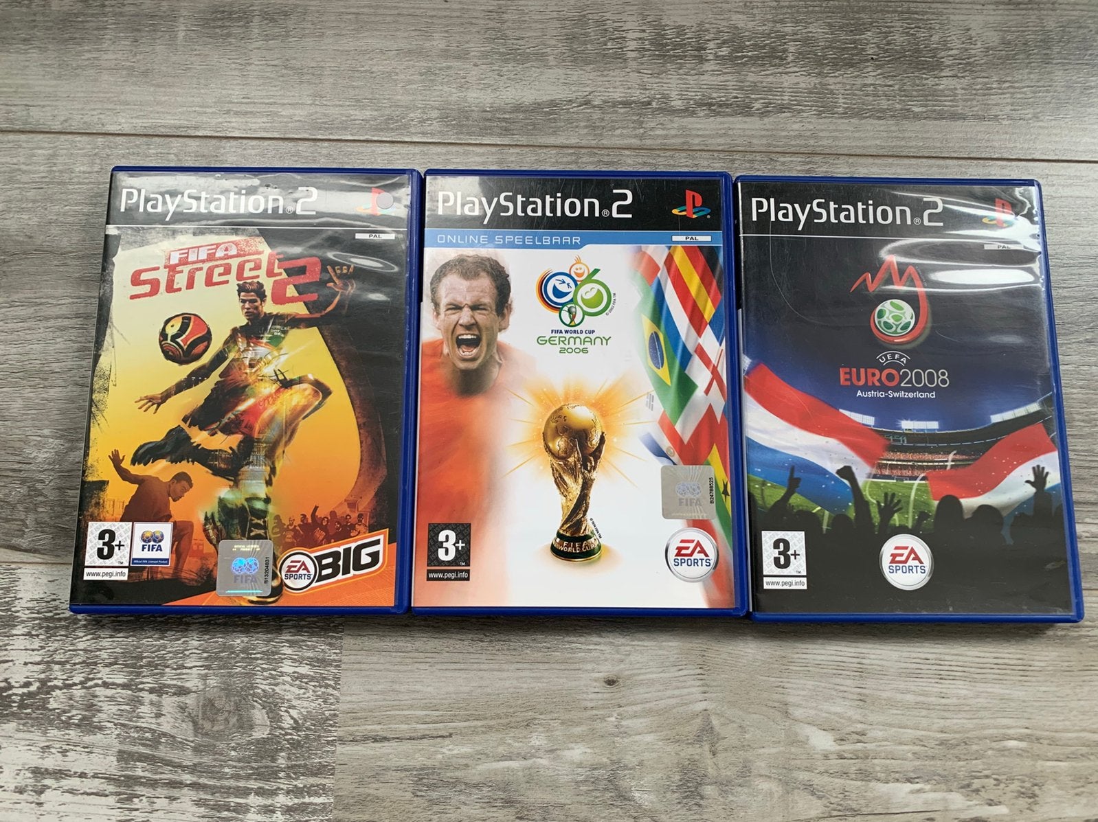 Voetbalspellen voor de Sony Playstation 2, Spelcomputers en Games, Ophalen of Verzenden, Zo goed als nieuw, Sport, Vanaf 3 jaar