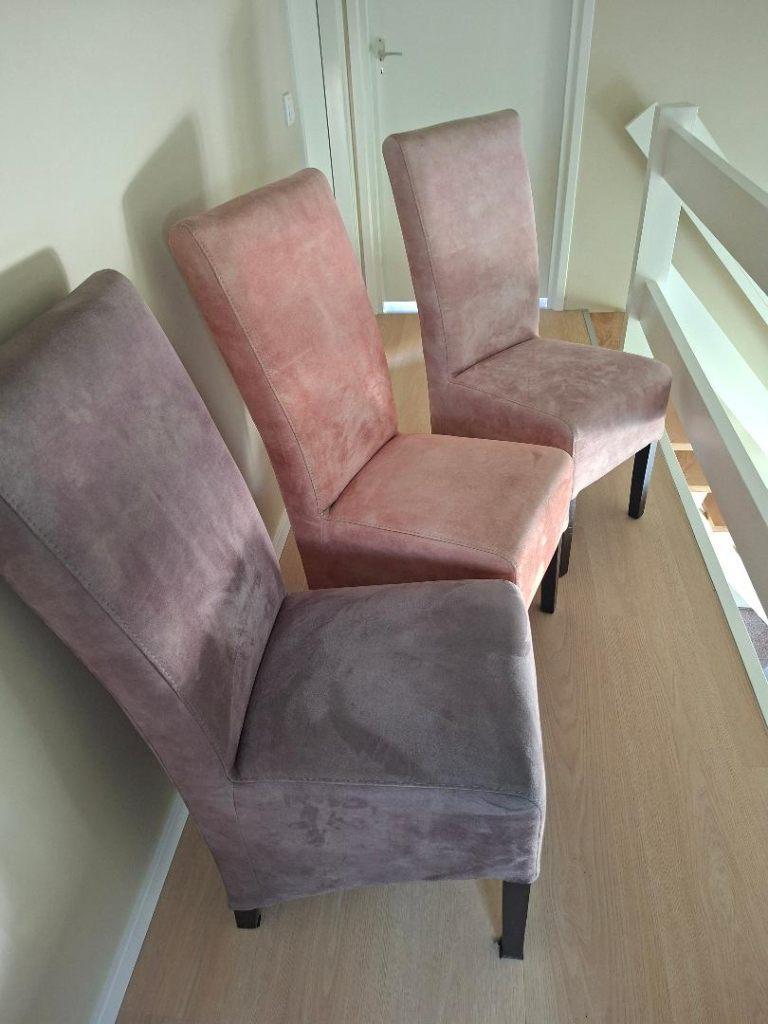 eetkamerstoelen 6st, Huis en Inrichting, Ophalen, Gebruikt, Bruin, Stof