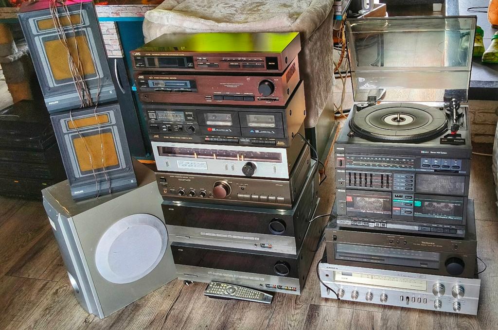 Diverse Audio Technics, Harman Kardon, JVC, Phili, Audio, Tv en Foto, Stereo-sets, Gebruikt, Cassettedeck, JVC, Losse componenten