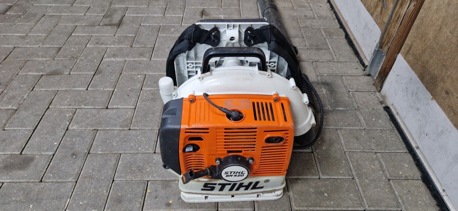 Stihl BR420 bladblazer., Tuin en Terras, Ophalen, Gebruikt
