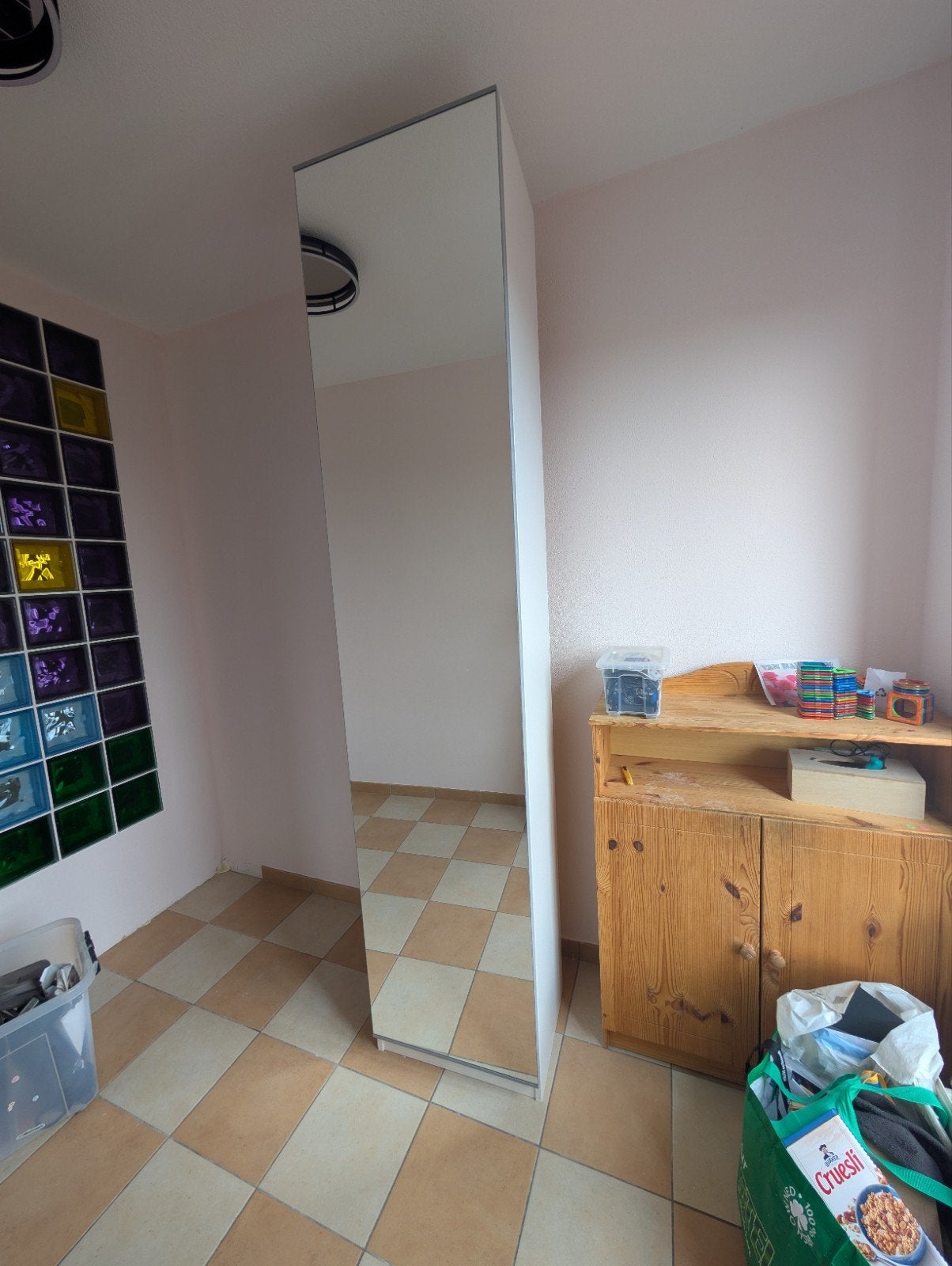 Pax Spiegelkast met planken - als nieuw h50cm*d35cm*236cm, Huis en Inrichting, Ophalen, Met deur(en), 200 cm of meer, Zo goed als nieuw