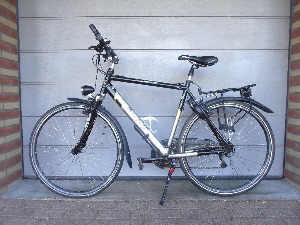 JAN JANSSEN IMP CROSS HYBRID IMPRESS, TOP STAAT, ALLES WERKT, Fietsen en Brommers, 28 inch, Vering, Zo goed als nieuw, Meer dan 20 versnellingen