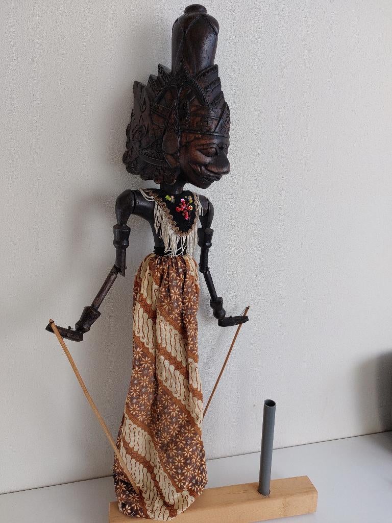 Wajang Golek Ravana (zwart), Ophalen of Verzenden