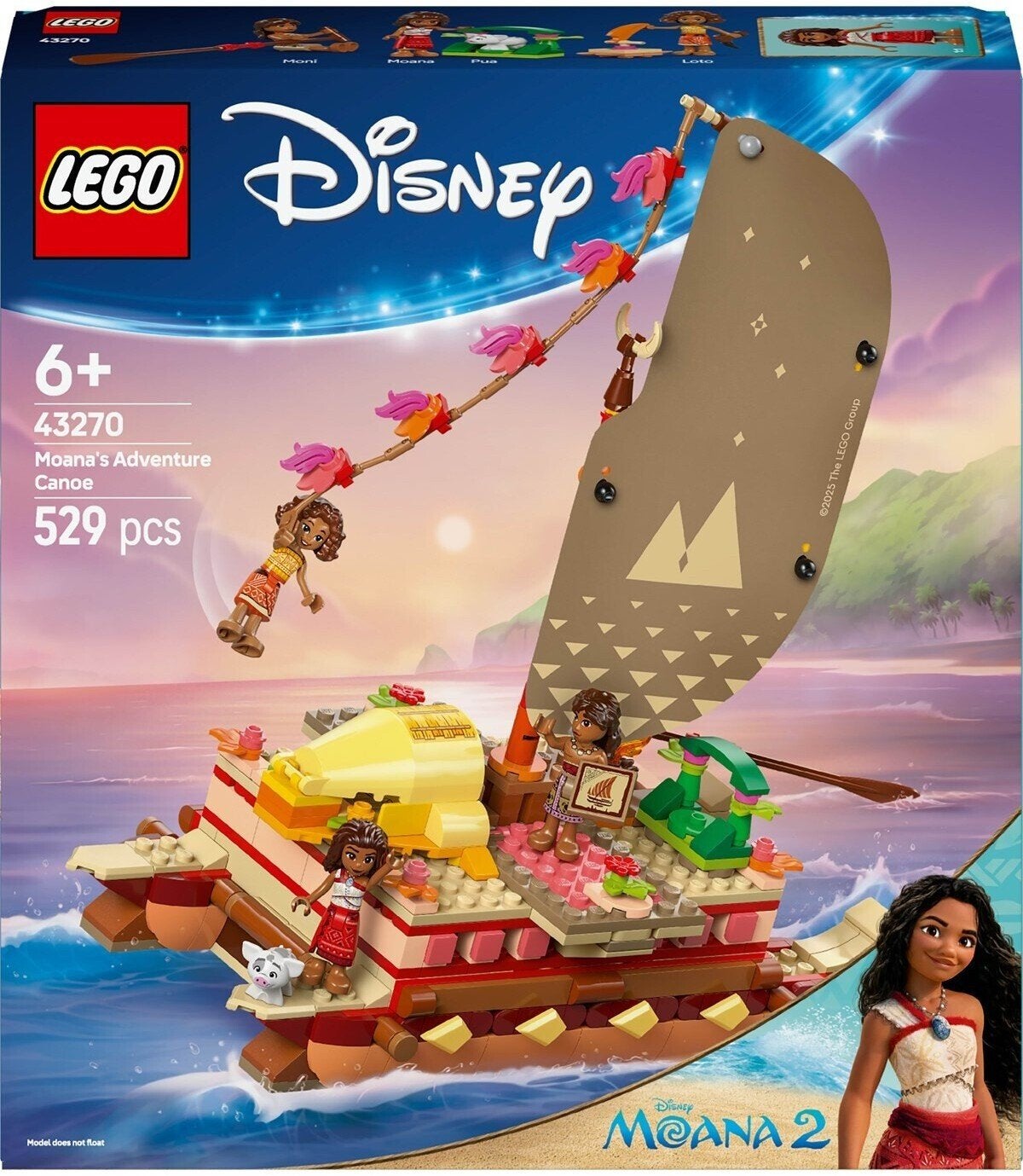 Lego 43270 Vaiana, nieuw in doos, Lego, Nieuw, Ophalen of Verzenden, Disney