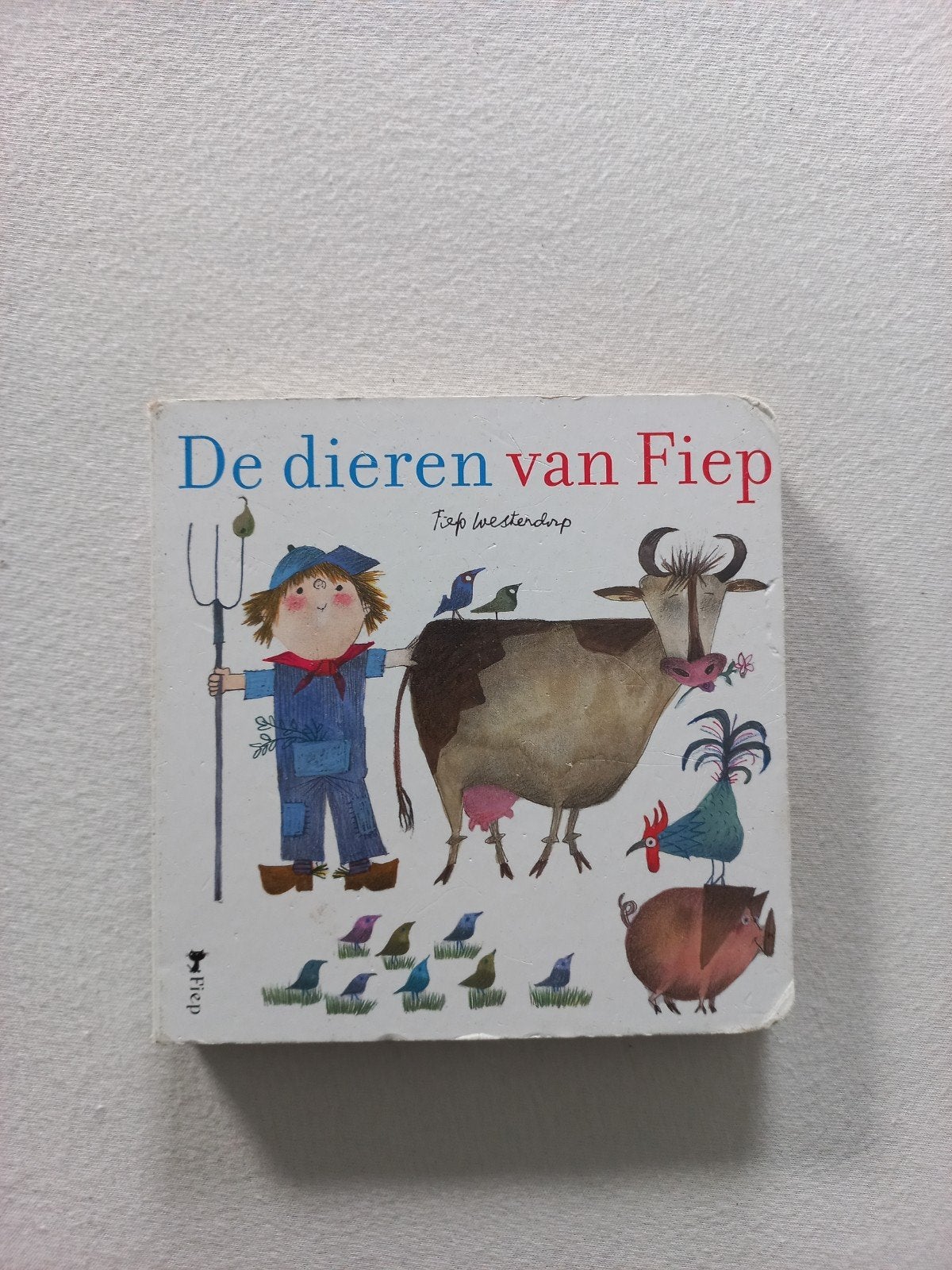 De dieren van Fiep - Fiep Westendorp (kartonboekje), Boeken, Ophalen of Verzenden, Gelezen, Fiep Westendorp, 1 tot 2 jaar