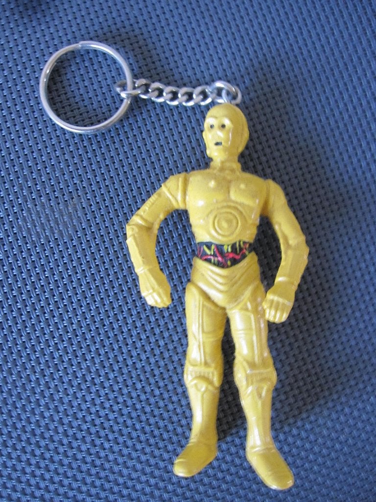 Star Wars C-3PO sleutelhanger 1993   bieden, Ophalen of Verzenden, Zo goed als nieuw, Actiefiguurtje