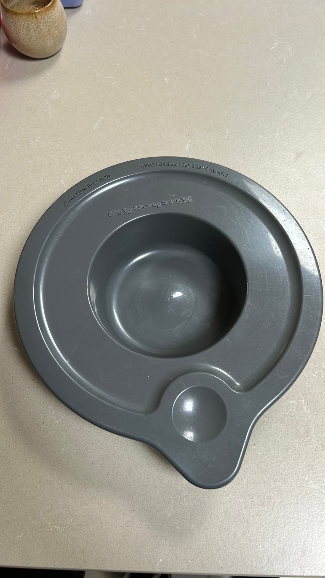 Denksel mengkom Kitchenaid, 3 tot 4 liter, Ophalen of Verzenden, Zo goed als nieuw, Vaatwasserbestendig