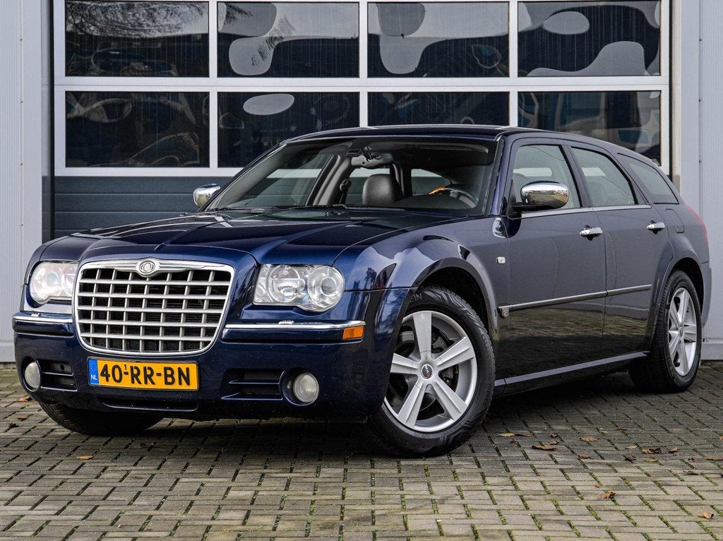 Chrysler 300C Touring 3.5 V6 | Leder | Xenon | Navi | Cruise, Auto's, Chrysler, Automaat, Gebruikt, Blauw, 1760 kg
