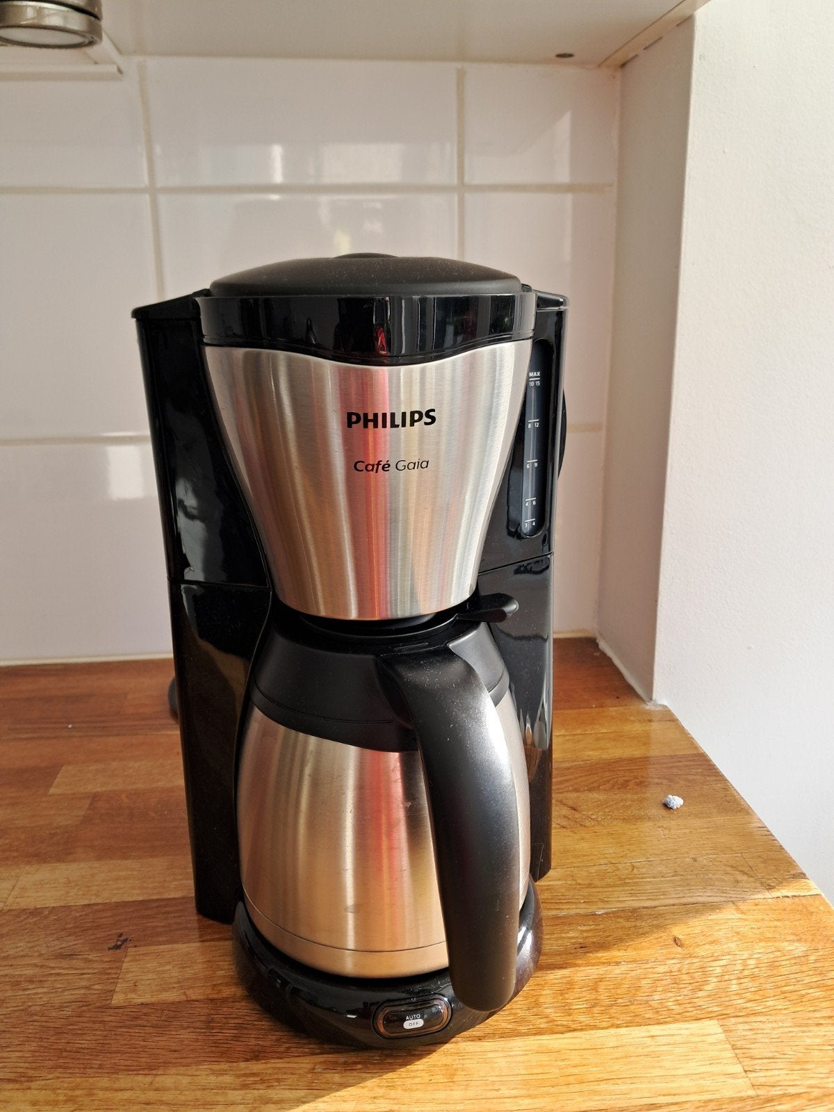 Philips Café Gaia Koffiezetapparaat met Thermoskan, 10 kopjes of meer, Koffiemachine, Gemalen koffie, Ophalen of Verzenden