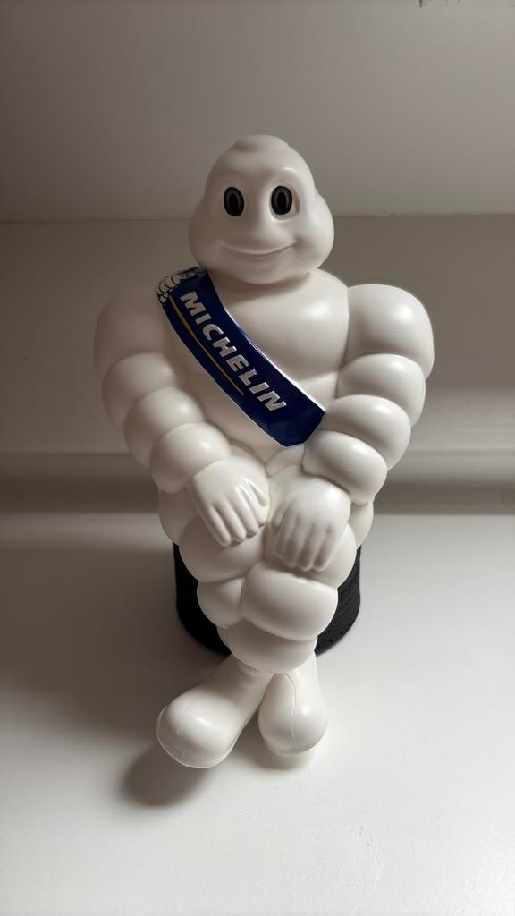 nieuwe Michelin pop in originele doos vrachtwagen mascotte, Verzenden, Nieuw