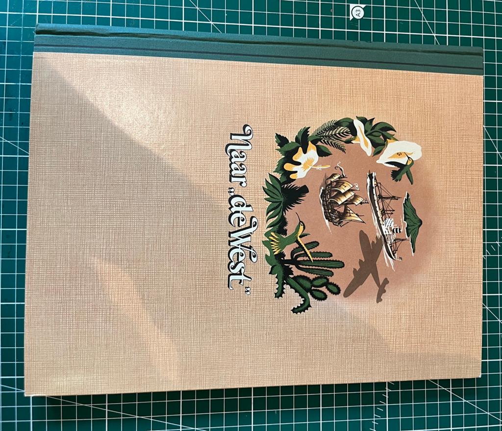 Vintage Plaatjesalbums: Naar de West, Naar de Tropen, Kleure, Ophalen of Verzenden, Gelezen, Plaatjesalbum
