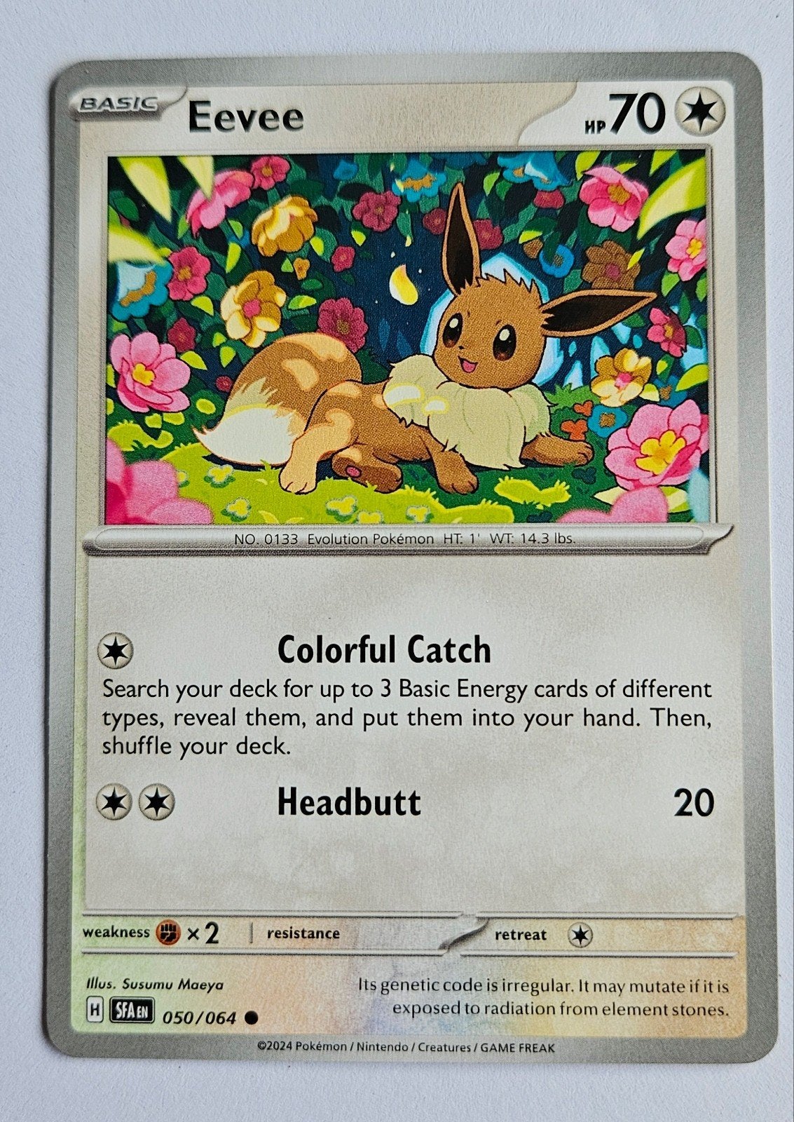 Pokémon Shrouded Fables Eevee #50, Ophalen of Verzenden