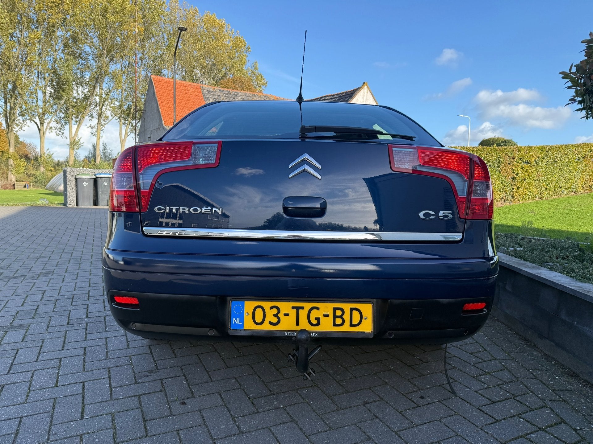Citroen C5 2.0-16V Caractère / Bj: 2006 / Aut / Nieuwe apk, Auto's, Gebruikt, 4 cilinders, 700 kg, Blauw