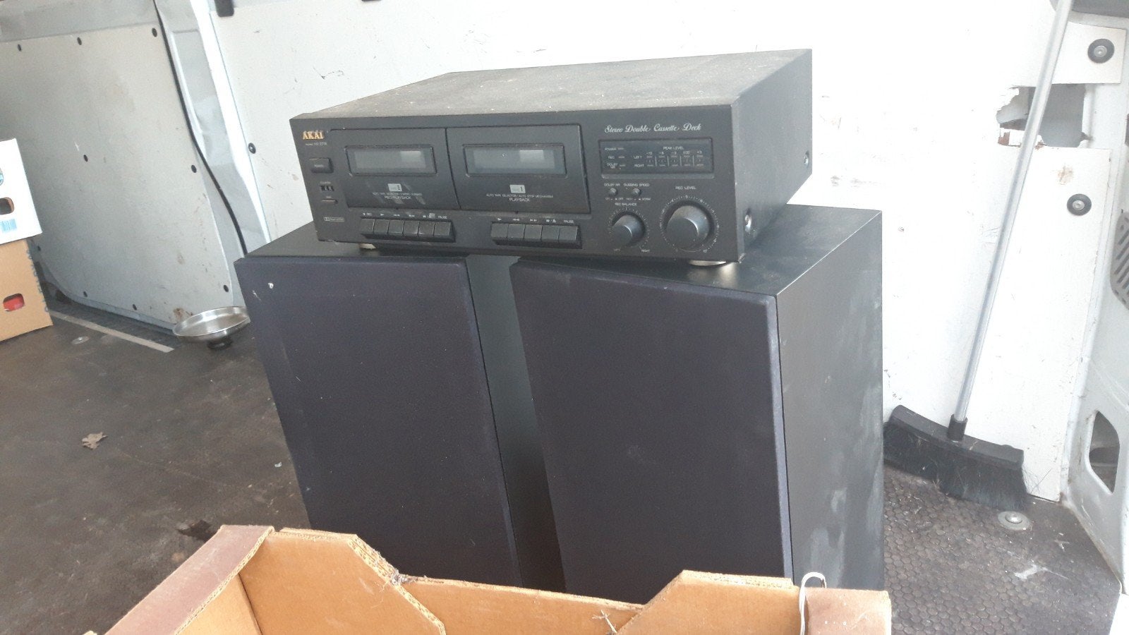 Akai Stereo Dubbel Cassettedeck - Vintage Audio, Ophalen of Verzenden, Dubbel, Akai, High speed dubbing