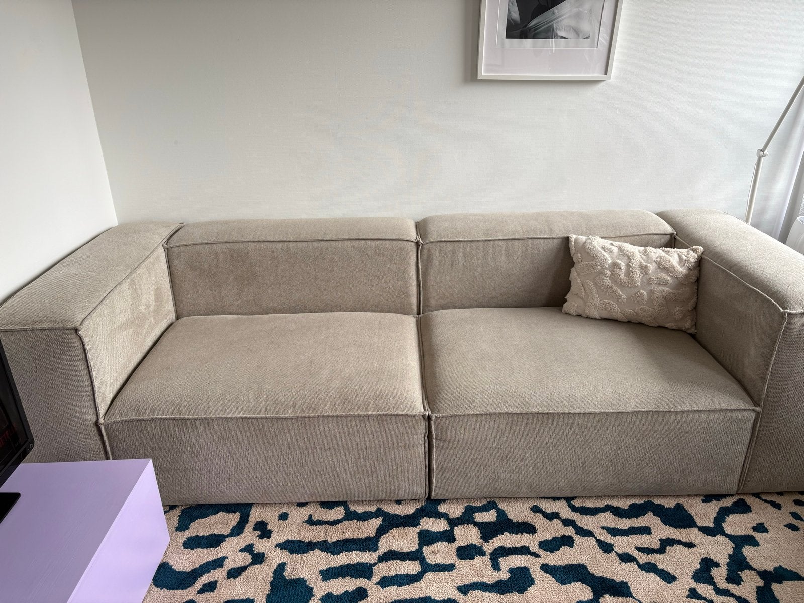 3 zitsbank NOUS Living Igor, Ophalen, 250 tot 300 cm, Driepersoons, 75 tot 100 cm