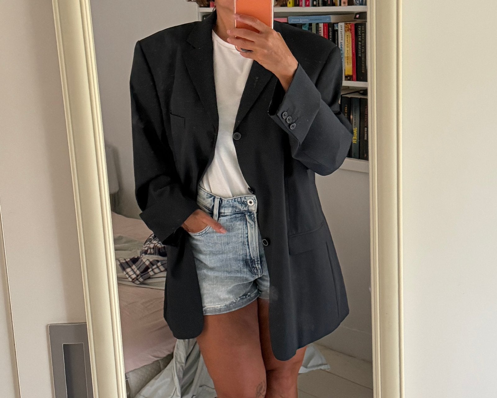 Oversized blazer, Blauw, Maat 46/48 (XL) of groter, Ophalen of Verzenden, Jasje