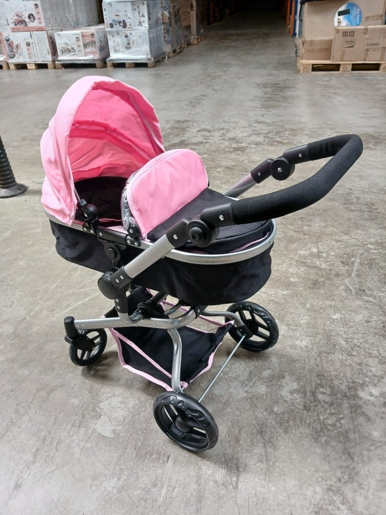 Bandits & Angels poppenwagen/buggy Black Angel 2in1 softpink, Ophalen of Verzenden, Nieuw, Babypop