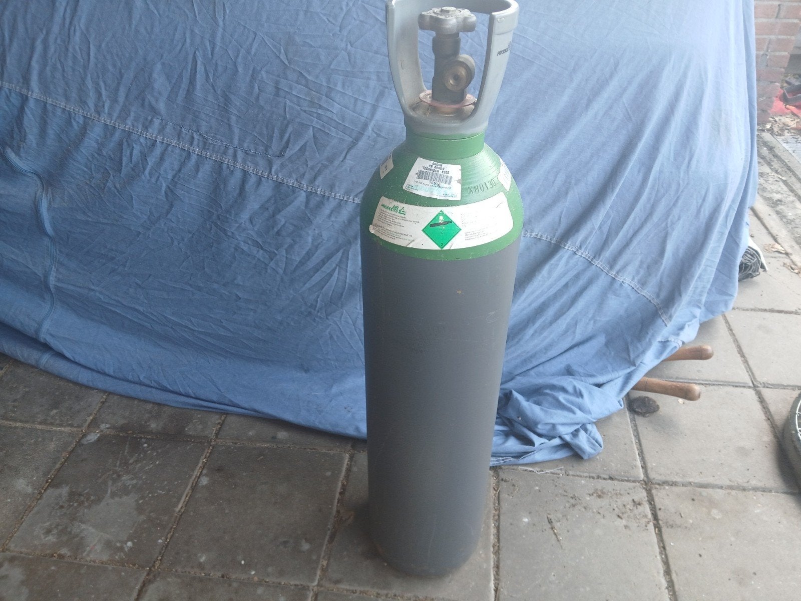 Argon Technisch-X20S Gasfles 20L, Ophalen, Gebruikt, Minder dan 150 ampère, Tig