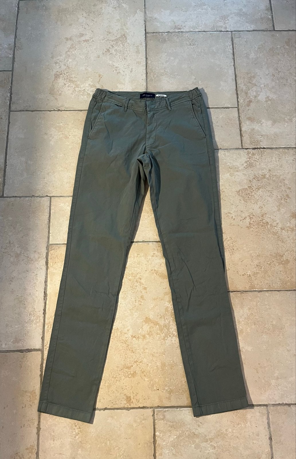 Mr Marvis The Coolerdays Chino Broek - W32 L34, Kleding | Heren, Ophalen of Verzenden, Zo goed als nieuw, Maat 48/50 (M), Groen