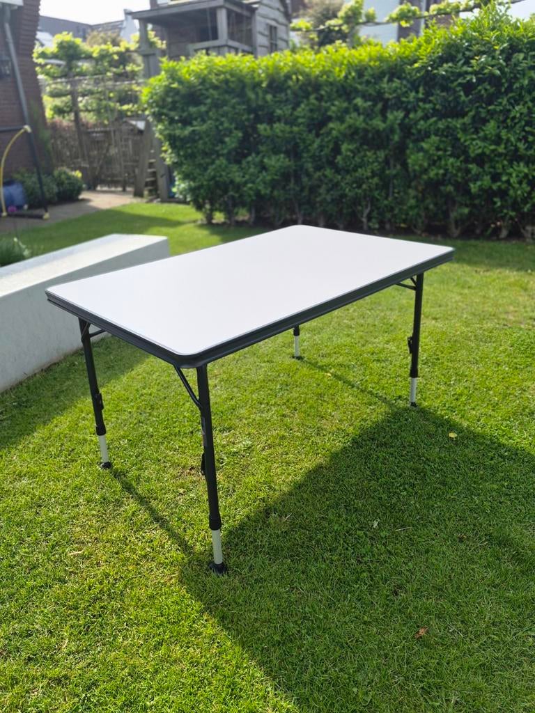 Opvouwbare campingtafel - Crespo 130x85cm, Ophalen of Verzenden, Zo goed als nieuw, Campingtafel