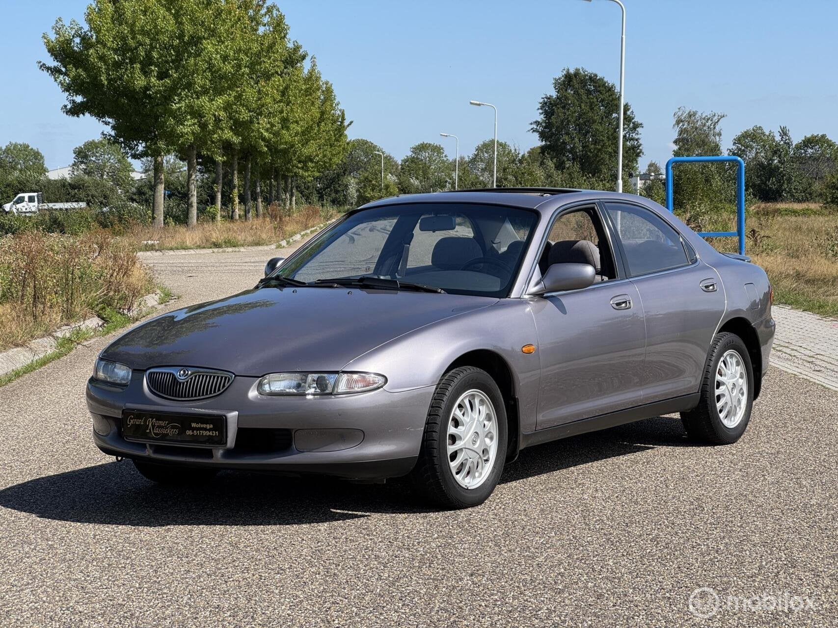 Mazda Xedos 6 2.0i V6 1992, Auto's, Voorwielaandrijving, 1195 kg, Elektrische ramen, Blauw