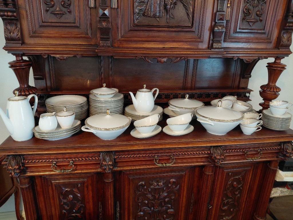 Vintage porselein, Ophalen, Gebruikt, Porselein, Compleet servies