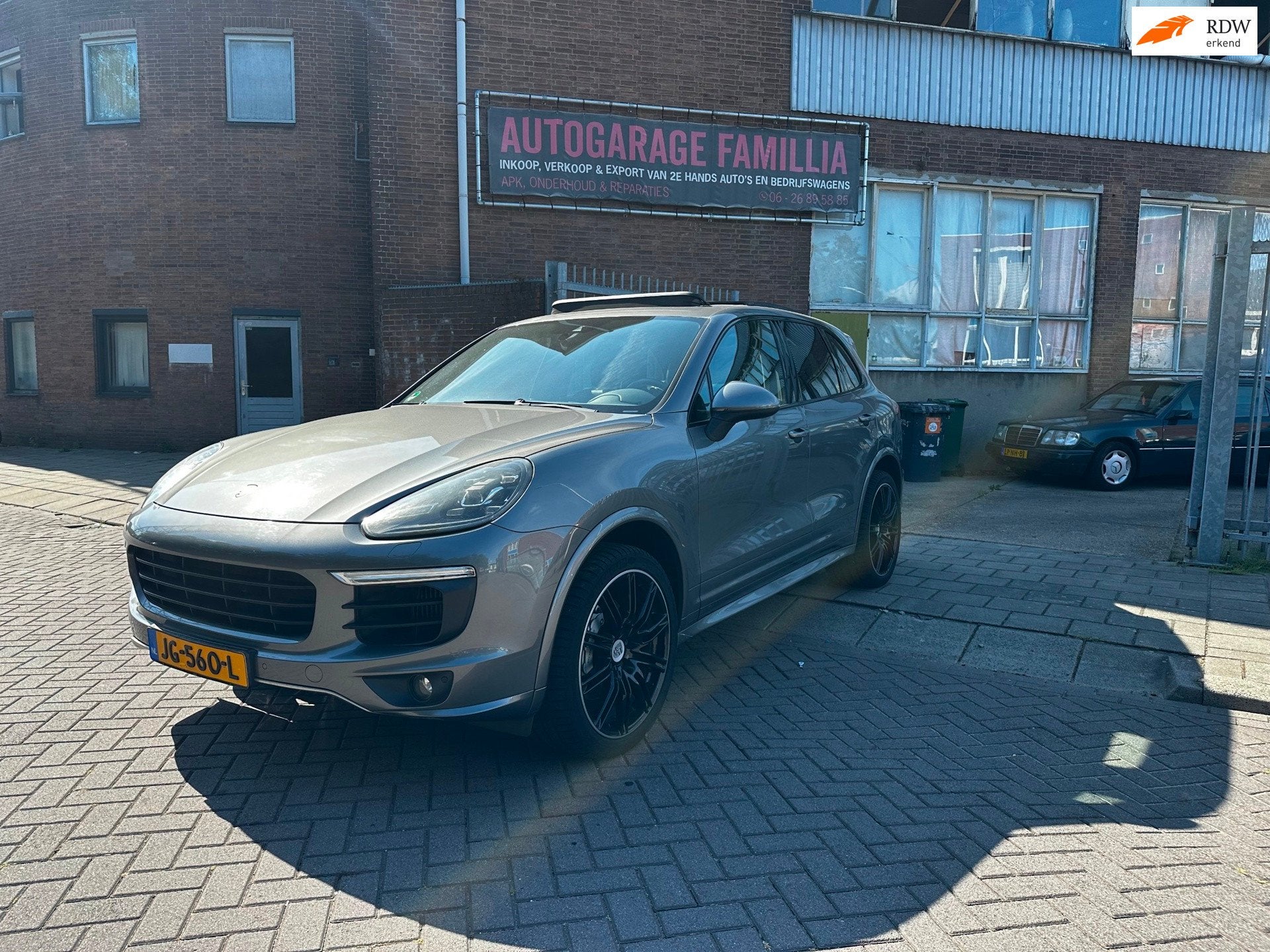 Porsche Cayenne 4.2 D S, Gebruikt, Leder en Stof, Bedrijf, Vierwielaandrijving