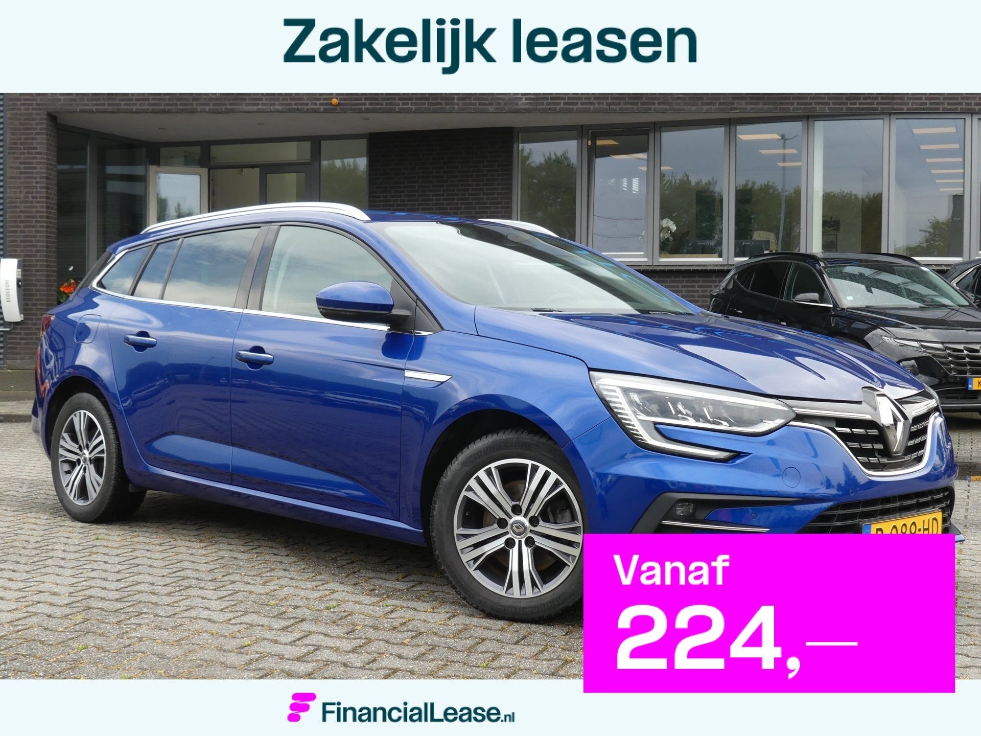 Renault Mégane Estate 1.6 E-Tech Plug-in Hybrid 160 Intens, Dealer onderhouden, 77 km/l, Gebruikt, 4 cilinders