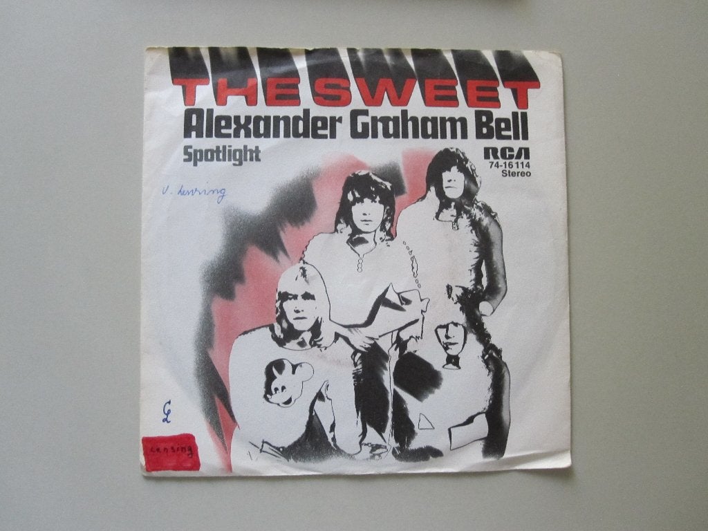 THE SWEET - alexander graham bell - vinyl 7", Gebruikt, 7 inch, Single, Ophalen of Verzenden