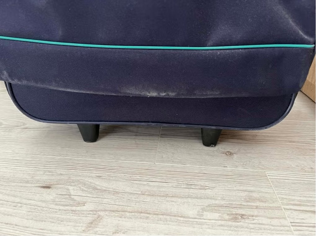 Samsonite reiskoffer - Blauw met wieltjes, Ophalen, Gebruikt, 45 tot 55 cm, 70 cm of meer
