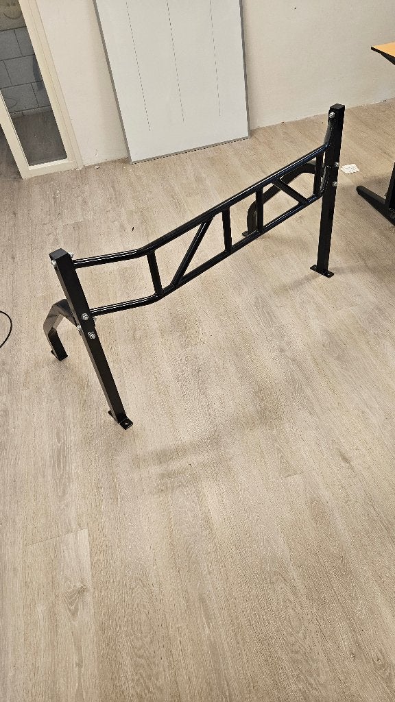 Zwarte Pull-up Bar met Diverse Grepen, Ophalen, Gebruikt, Armen, Oprekstang