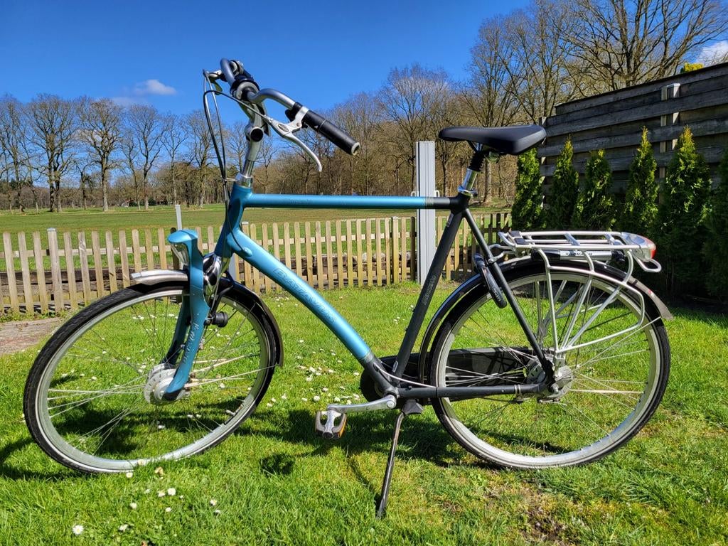 Batavus Staccato herenfiets, 8 versnellingen, 56 inch, 57 tot 61 cm, Ophalen of Verzenden, Gebruikt, Versnellingen
