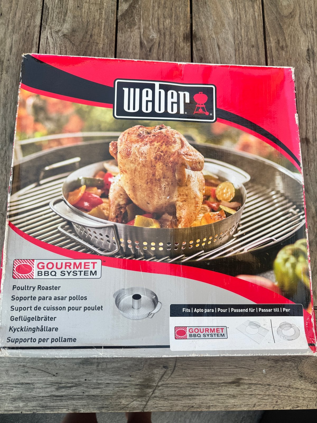Weber kippengril 2in1, Ophalen of Verzenden, Nieuw