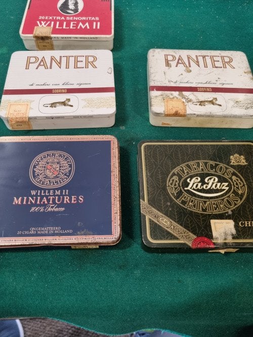 Sigarenblikjes panter lapaz, Ophalen of Verzenden