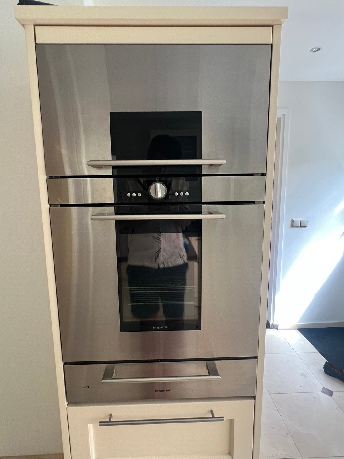 Imperial RVS set: Stoomoven, Oven & lade (Miele kwaliteit), Ophalen, Zo goed als nieuw