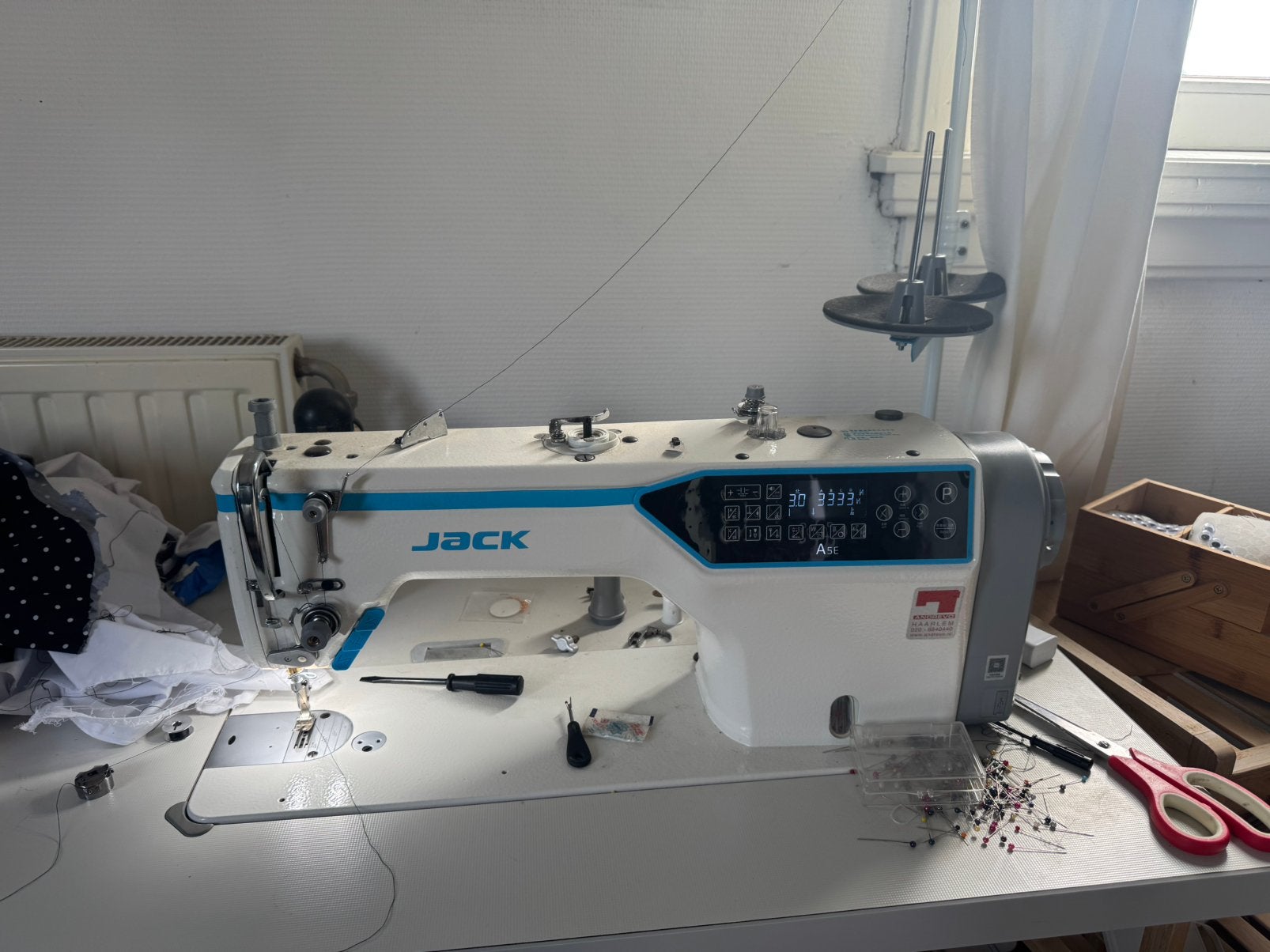 Industriele naaimachine, JackA5e, Hobby en Vrije tijd, Naaimachines en Toebehoren, Nieuw, Naaimachine, Industrieel, Ophalen